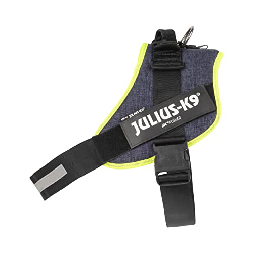 Julius-K9, Arnés IDC Power, Tamaño: 3XL / 4, Jeans Como Material con Borde de...