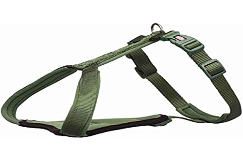 Trixie Premium Arnés-Y para Perros, Verde (Jungle Green), M/L