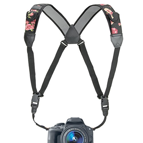 USA Gear Arnés para el pecho con correa de cámara DSLR con hebillas de...