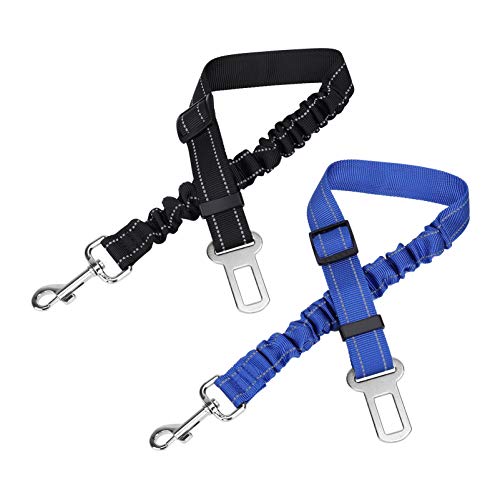 Cinturón de Seguridad de Coche para Perros Gato, 2pcs Arnés del Cinturón de...