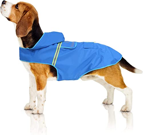 Bella & Balu Chubasquero de Perro - Impermeable para Mascotas con Capucha y...