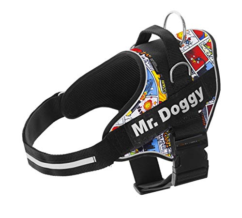 Arnés Personalizado para Perros - Arnés para Perros Reflectante y Seguro -...
