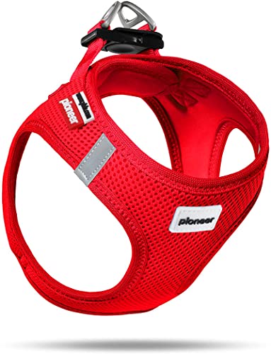 Petcomer Arnés Perro Red Suave Chaleco Acolchado Cómodo para Viajar Pasear con...