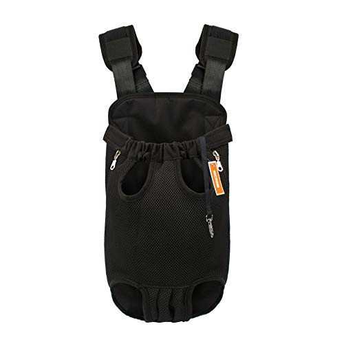 NICREW Mochila del Perro, Bolso para Perros y Gatos, Ajustable Bolsa Delantera...