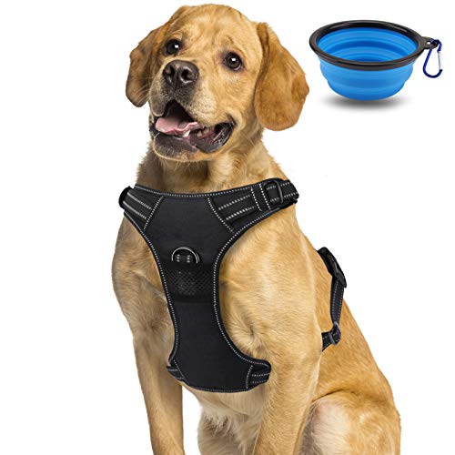 Arnés Antitirones Transpirable para Perro Grande Mediano - Control de Manija,...
