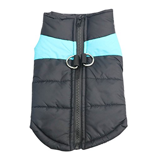 Idepet Abrigo aprueba de Agua de Perro para Invierno Ropa para Perros pequeños...