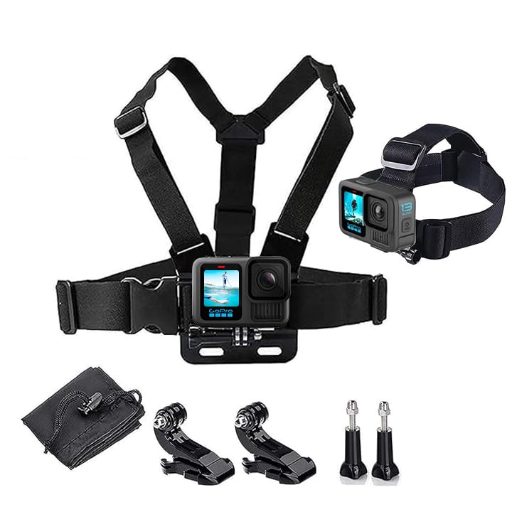 LONDON FAB Arneses para cámaras de acción, compatibles con GoPro y Todas Las...