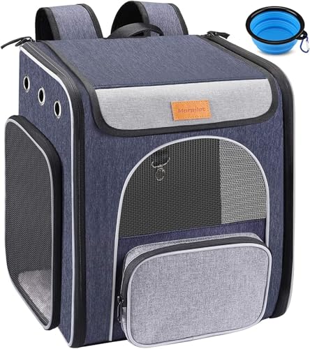 Morpilot Mochila para Gatos, Bolsa de Transporte Plegable para Gatos y Perros,...