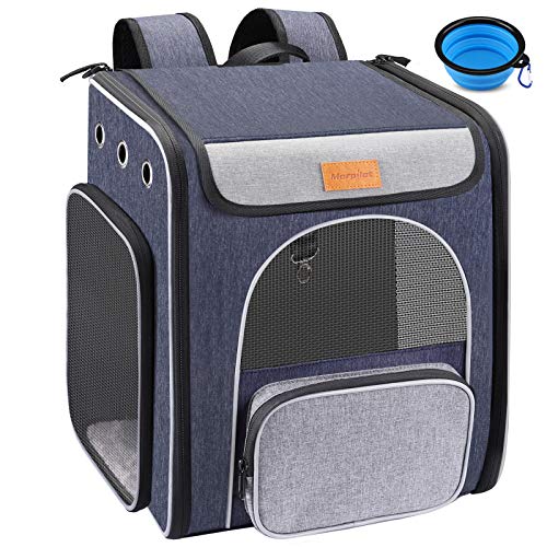 morpilot Mochila para Gatos, Mochila de Transporte Plegable para Gatos y Perros,...