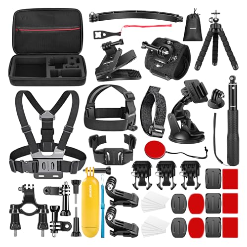 NEEWER Kit de Accesorios para Cámara de Acción 50 en 1 Compatible con GoPro...